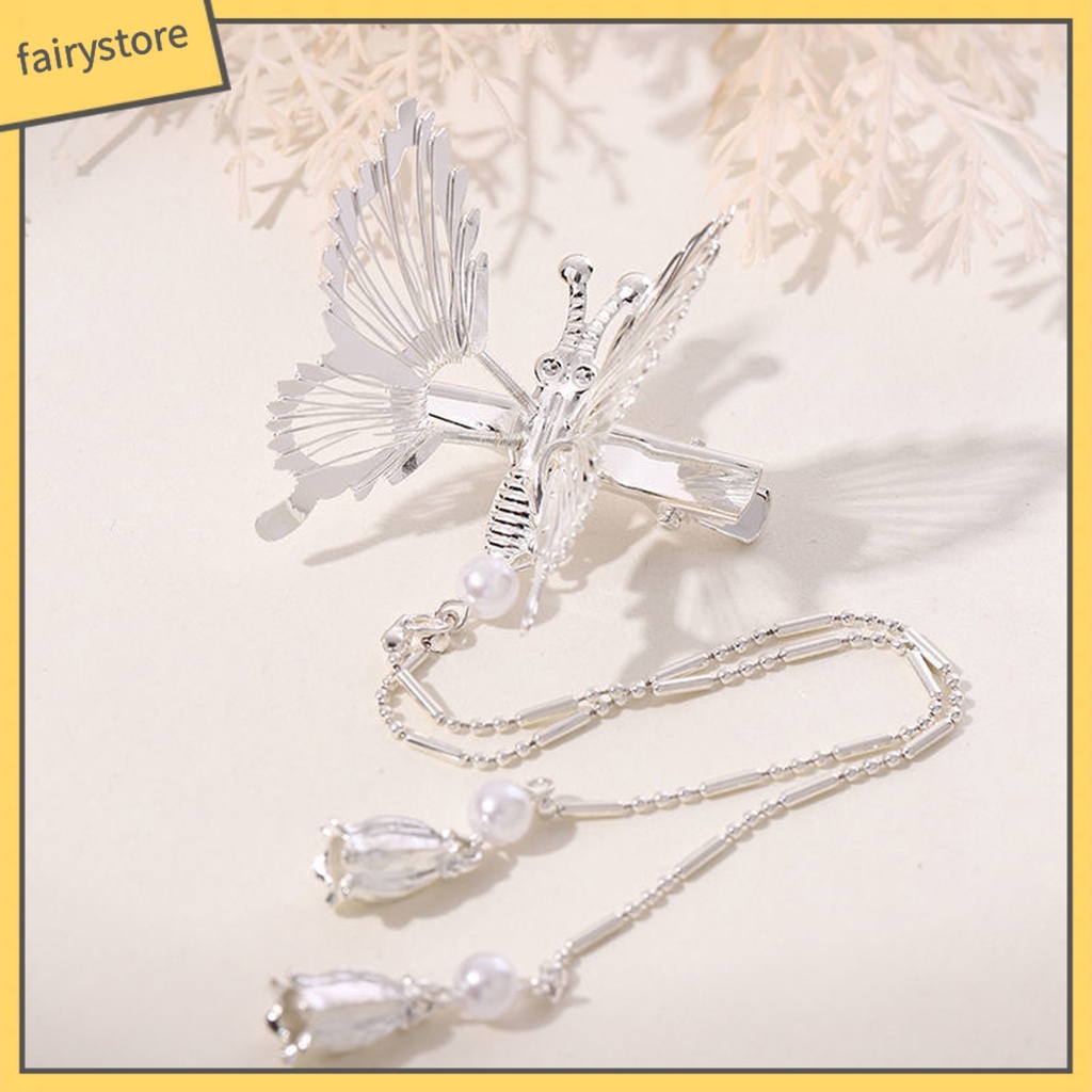 Kẹp Tóc Hình Bướm Rỗng Sống Động Trang Trí Cho Nữ