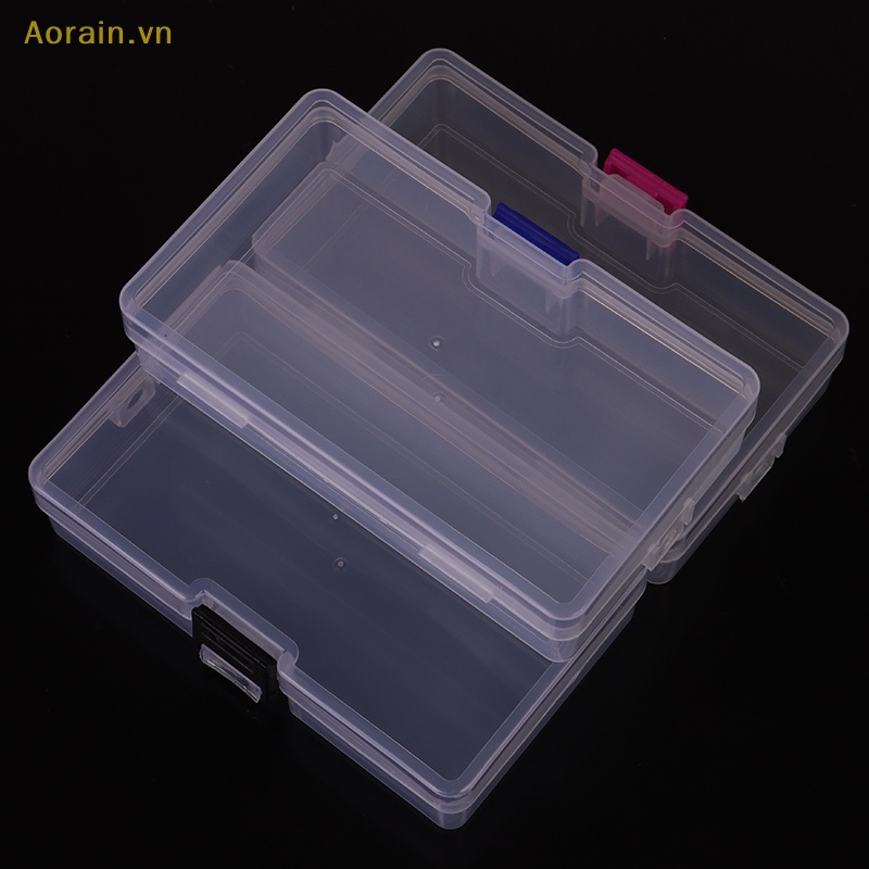 {Aorain} Hộp Nhựa Trong Suốt Đựng Trang Sức Hạt Thủ Công