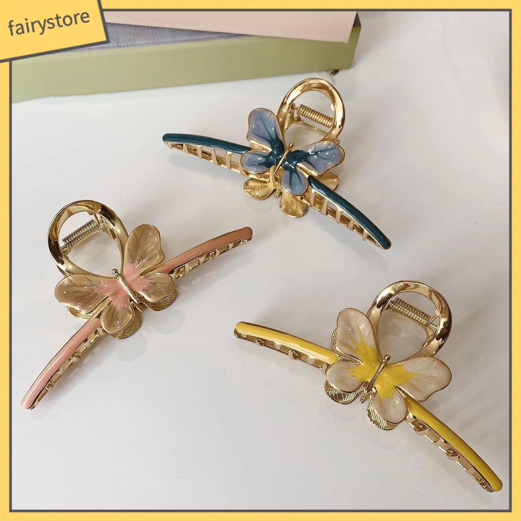 [FRO] Kẹp Tóc Càng Cua Chống Trượt Viền Mịn Trang Trí Phong Cách Ngọt Ngào Cao Cấp