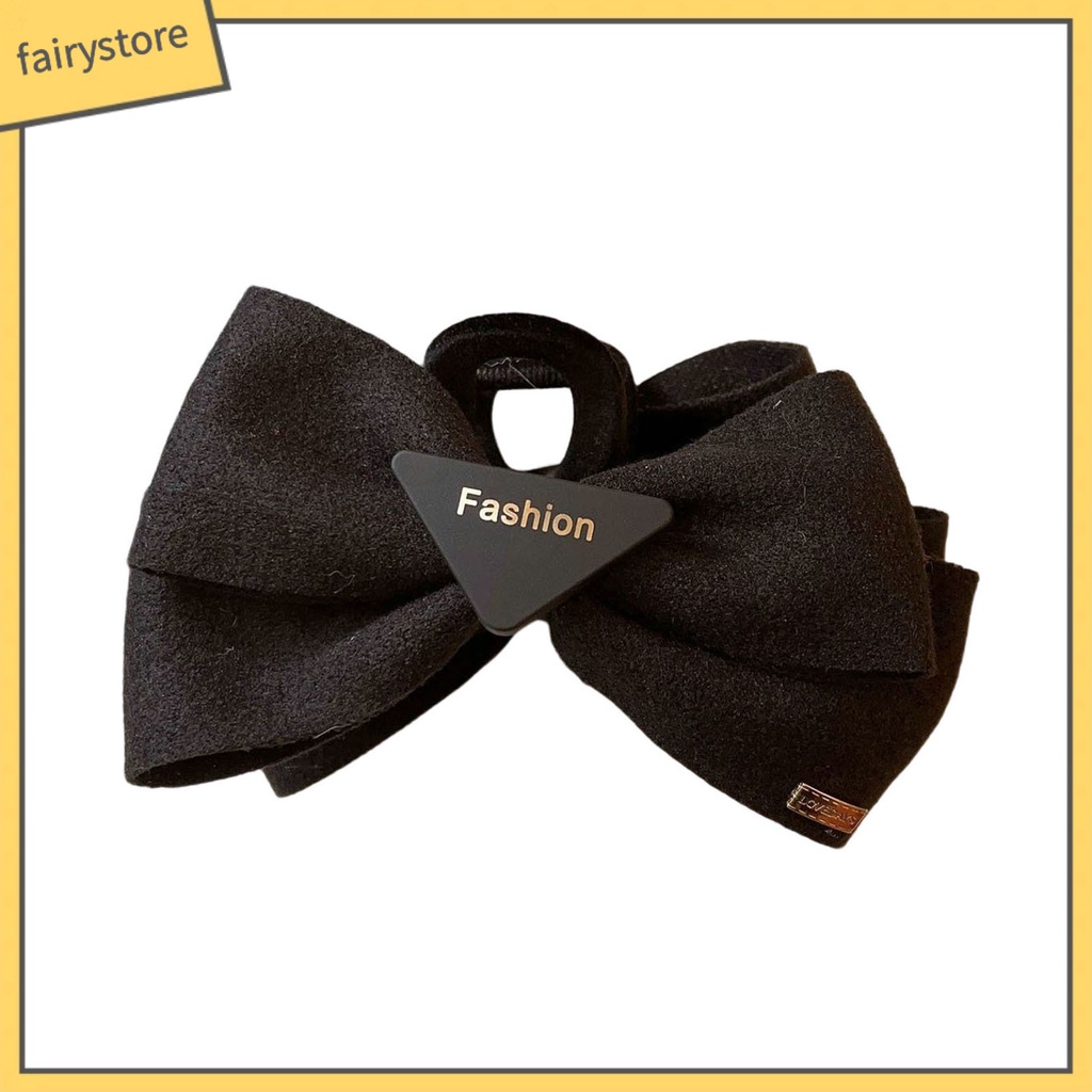 Kẹp Tóc Nơ Vải Hai Mặt Phong Cách Hàn Quốc Cho Nữ