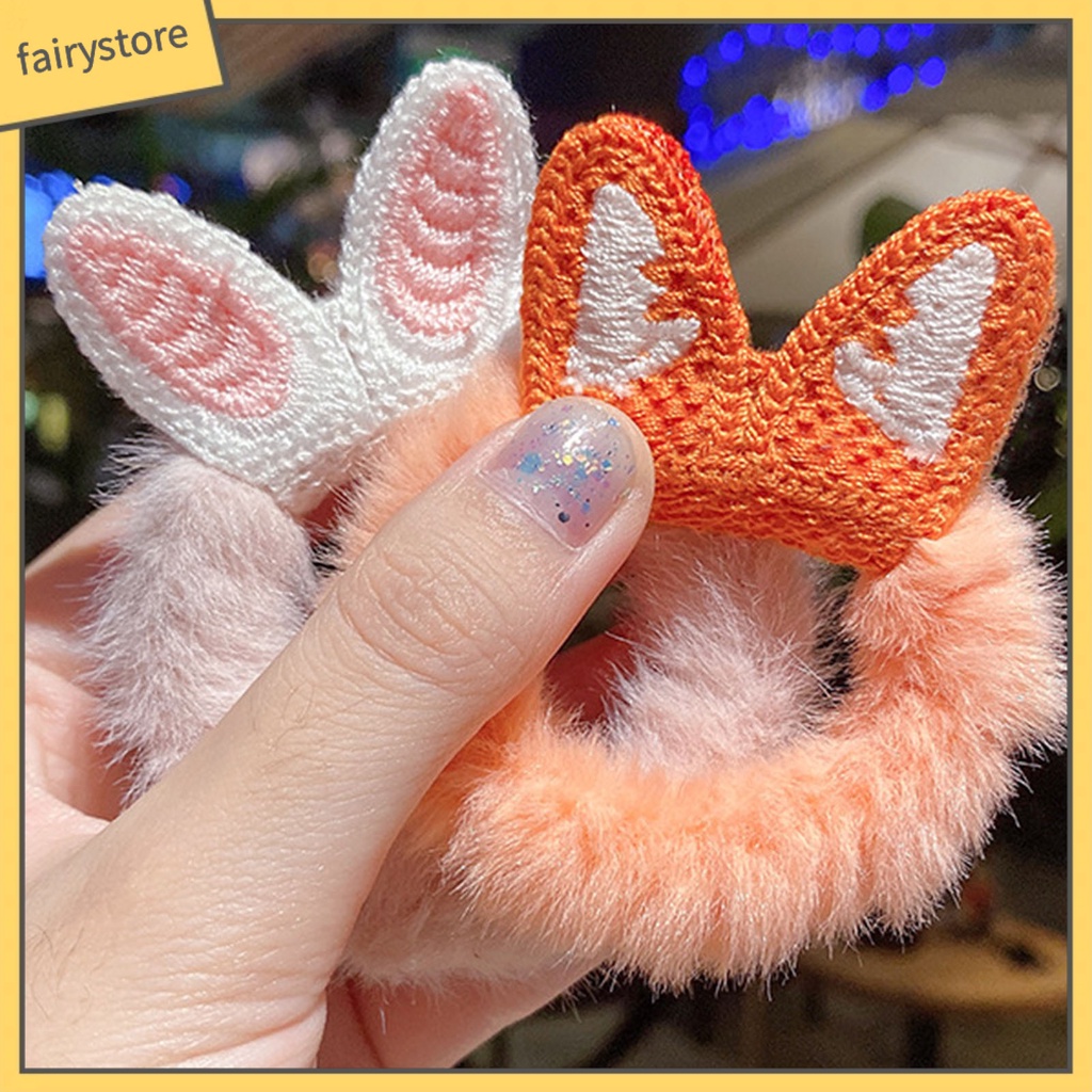 Băng Đô Cài Tóc Phủ Lông Họa Tiết Hoạt Hình Quyến Rũ Cho Nữ