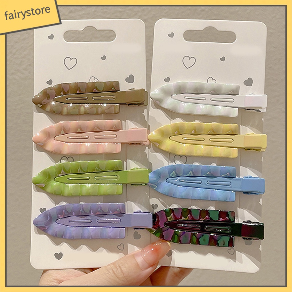 Kẹp Tóc Hình Lượn Sóng Không Đường May Chống Trượt Có Thể Tái Sử Dụng