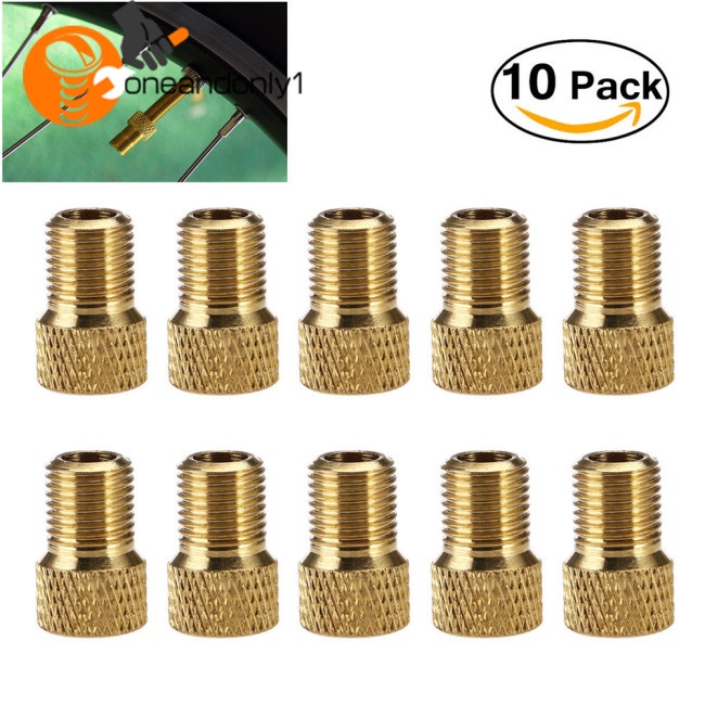 Set 10 Đầu Nối Van Bơm Hơi Xe Đạp Kiểu Pháp