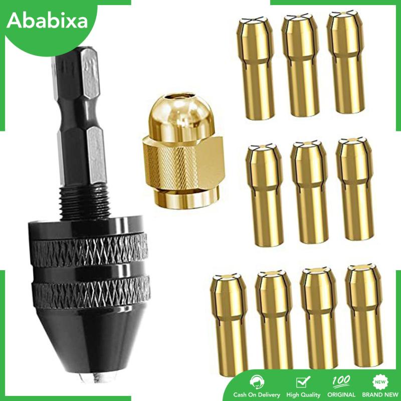 Bộ Ngàm Kẹp Mũi Khoan Điện Bằng Đồng Thau Cho Máy Mài Điện Xoay Được