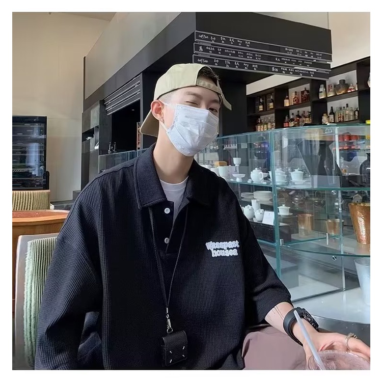 Áo Thun POLO Tay Ngắn Màu Trơn Phong Cách Thời Trang Mới Mùa Hè Cho Nam Giới