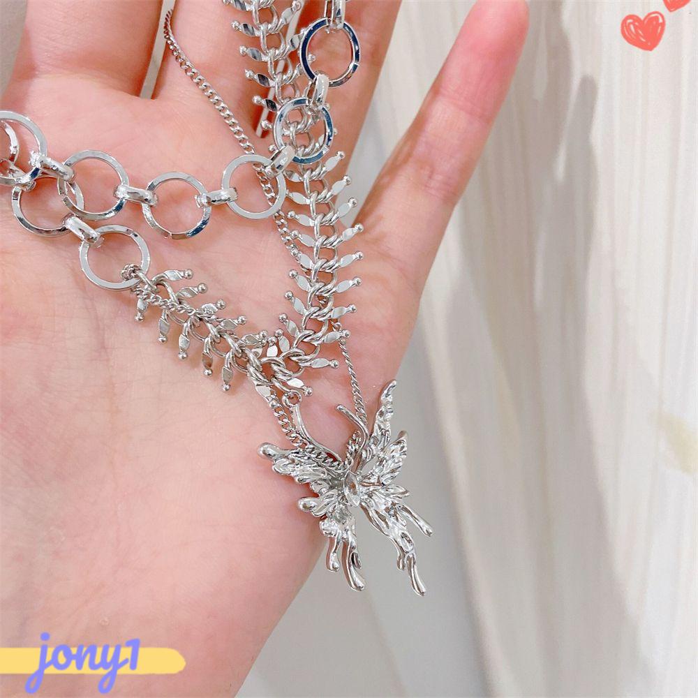 Vòng Cổ Choker Mặt Bướm Thời Trang Punk Hip Hop Cổ Điển