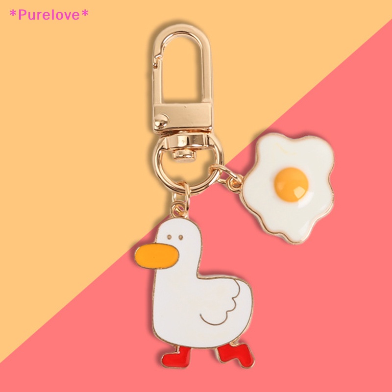 Móc Khóa Hình Quả Trứng Vịt Ngộ Nghĩnh Mới