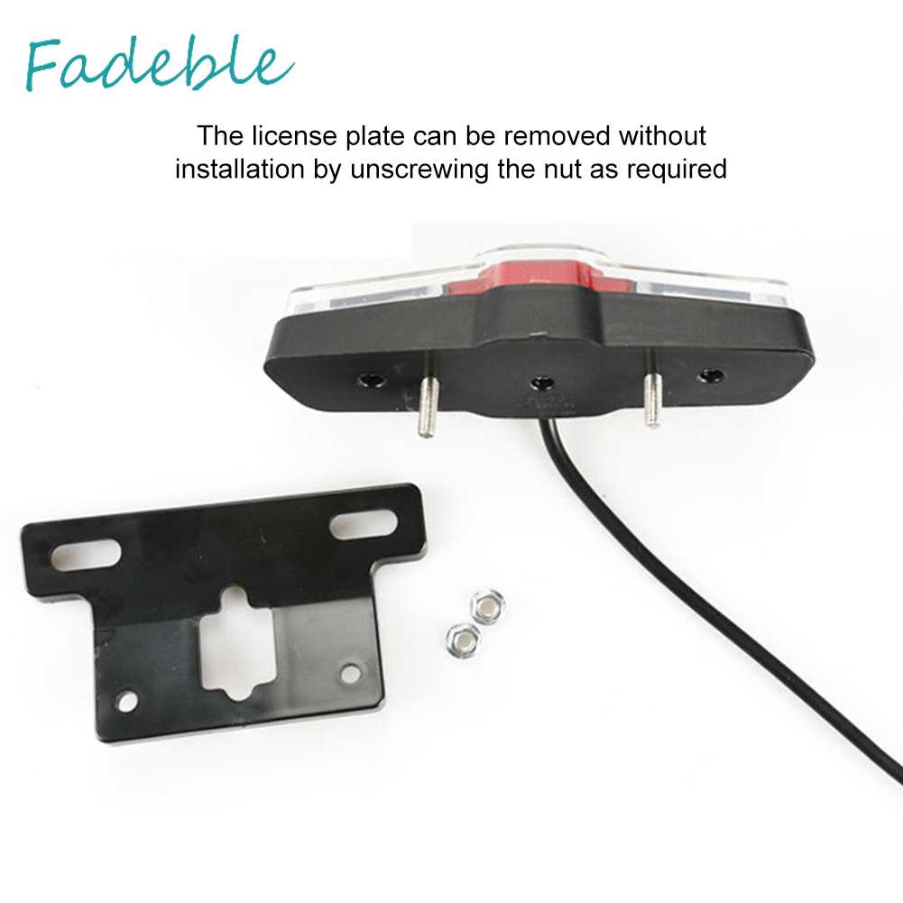 Đèn LED Xi Nhan 36-60V Chống Thấm Nước Gắn Đuôi Xe Đạp Điện