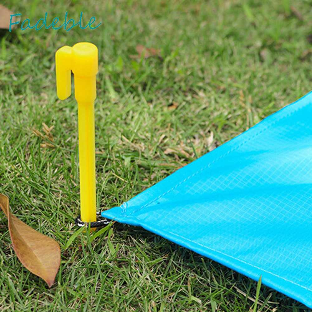 Bộ 20 Cọc Cố Định Lều Cắm Trại Chống Gió Tiện Lợi