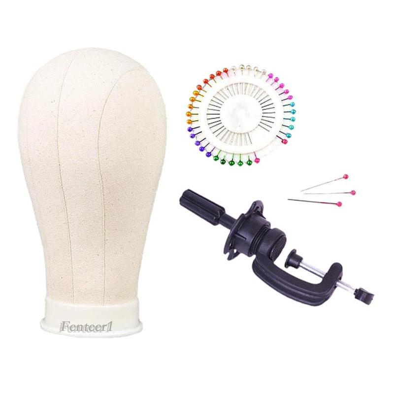 [Fenteer1] Đầu Ma Nơ Canh Vải Canvas Làm / Khô / Tạo Kiểu Tóc 21inch