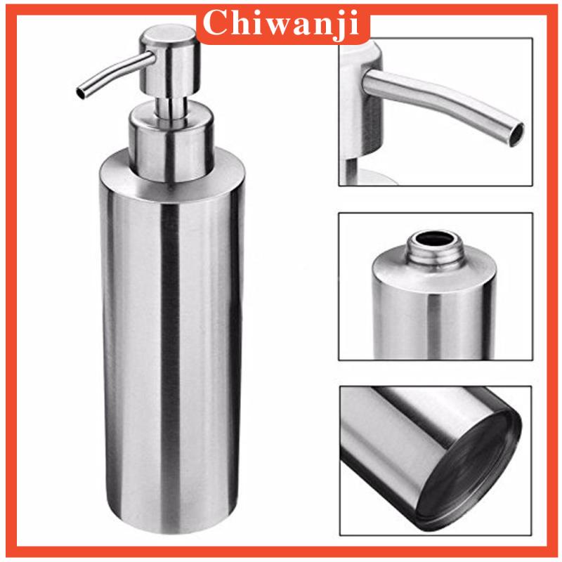 Bình Đựng Xà Phòng Dạng Lỏng Có Vòi Bơm Bằng Thép Không Gỉ Dùng Trong Nhà Bếp # 1#250ml