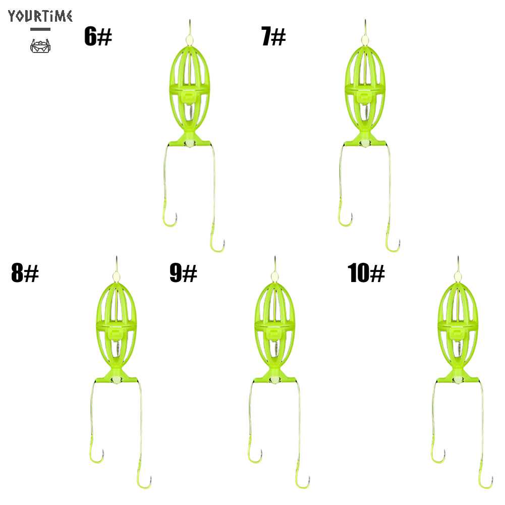 Set 4 Lồng Nhựa Đựng Mồi Câu Cá Tiện Lợi