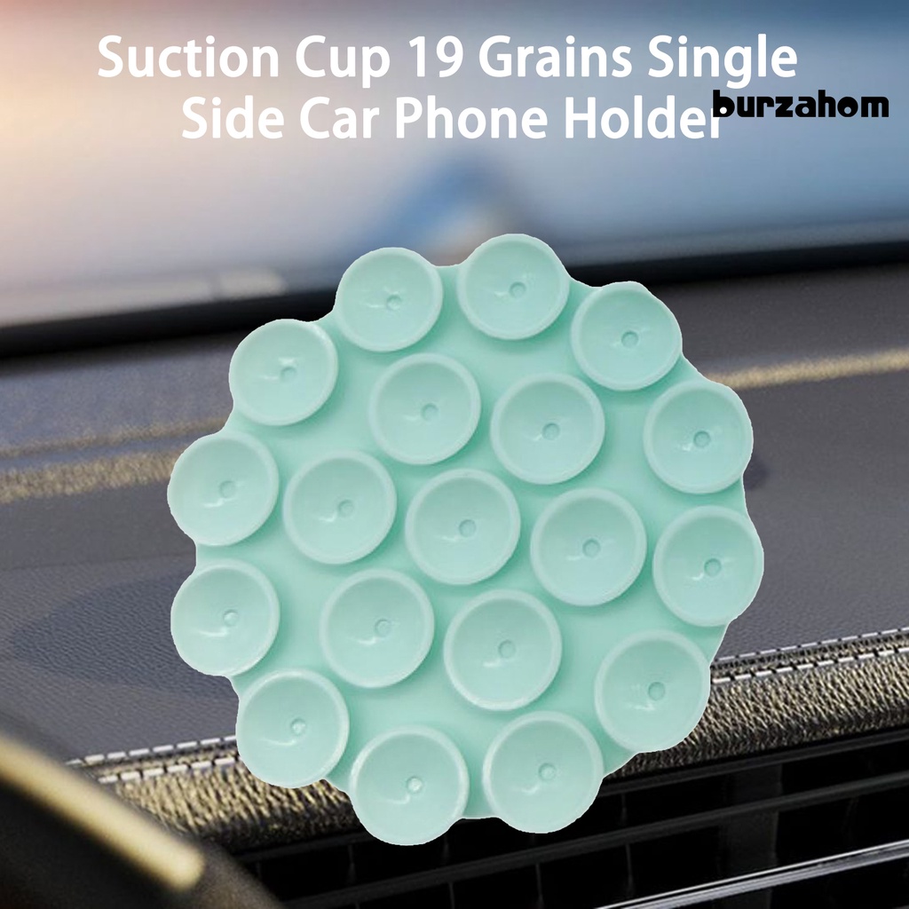 [BU] Giá Đỡ Điện Thoại Silicon Một Mặt Có Giác Hút Mạnh Chống Rơi Vỡ 19 Hạt Có Giác Hút Chắc Chắn Dành Cho Xe