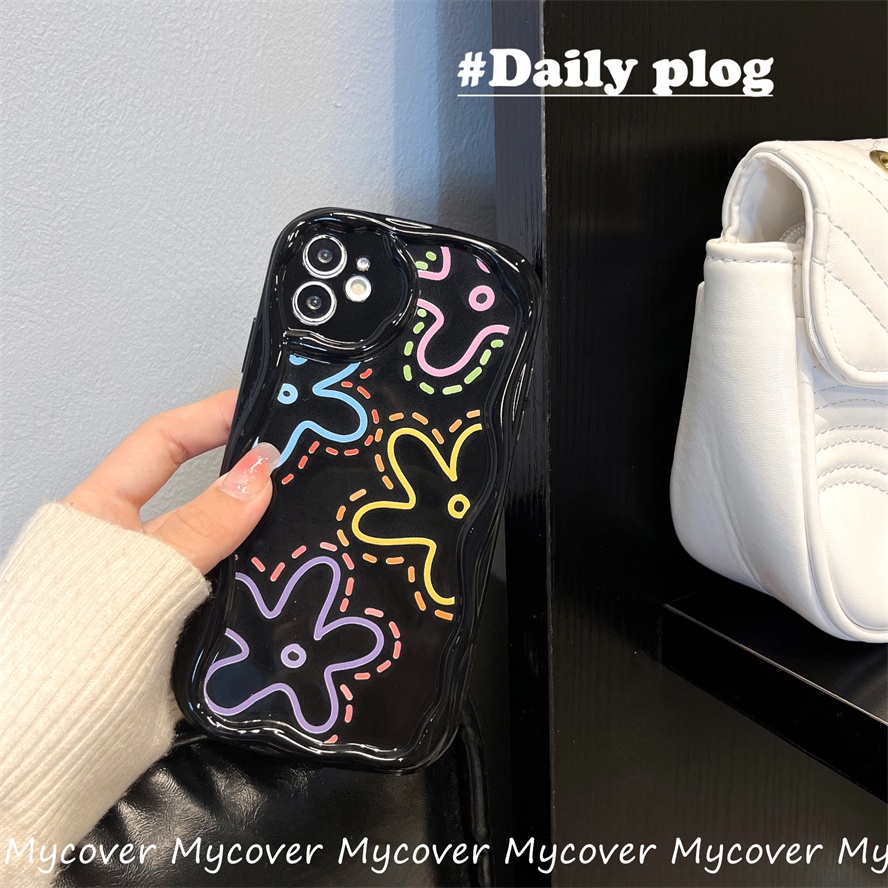 Ốp Điện Thoại Silicone Mềm Chống Sốc In Hình Hoa Cho iPhone 11 12 13 14 Pro Max X Xr Xs 8 7 6 Plus SE 2020