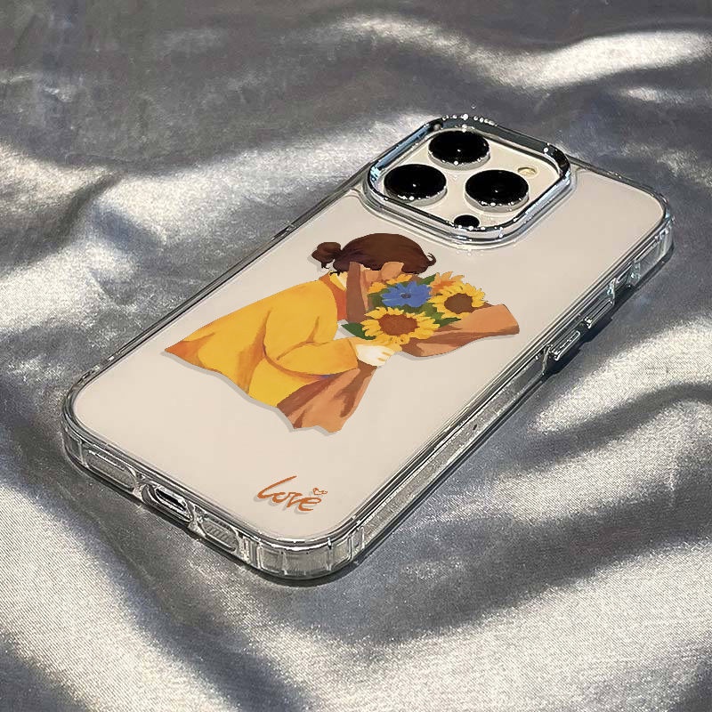 ✅Ốp Điện Thoại Mềm Chống Sốc Kiểu Dáng Đơn Giản Cho Iphone 13max 1114pro Plusiphone127In Style 8 Flowers UGY0