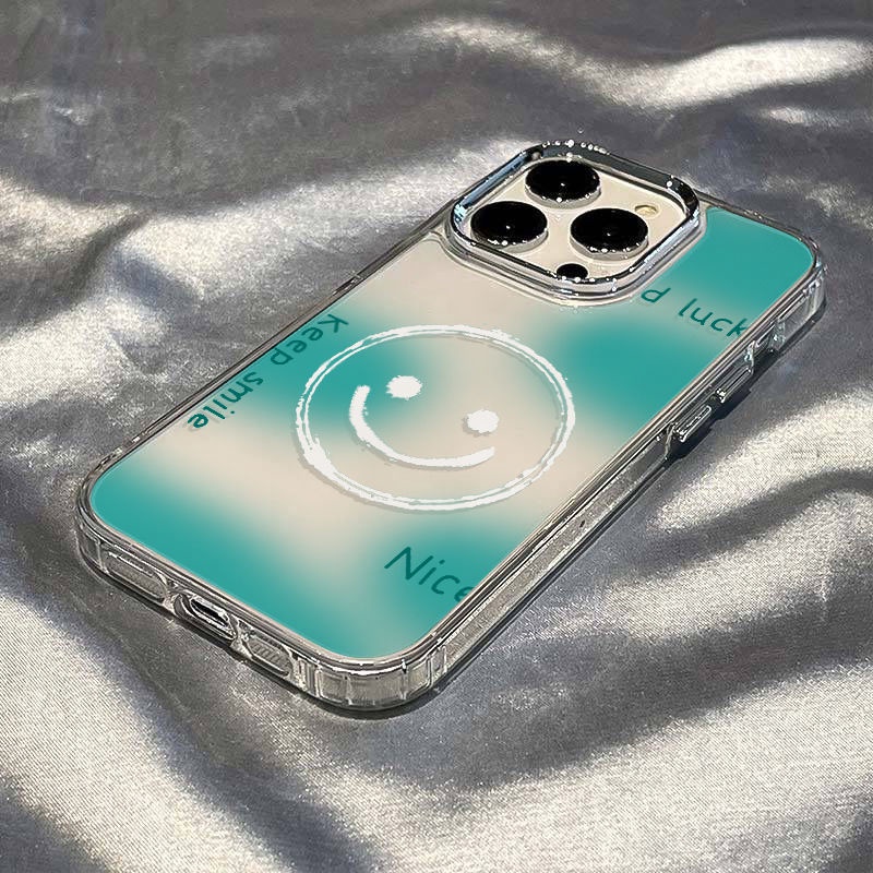 ✅Ốp Điện Thoại Mềm Chống Sốc Họa Tiết Mặt Cười Đơn Giản Cho Apple maxiPhone12 118 / plus71314pro