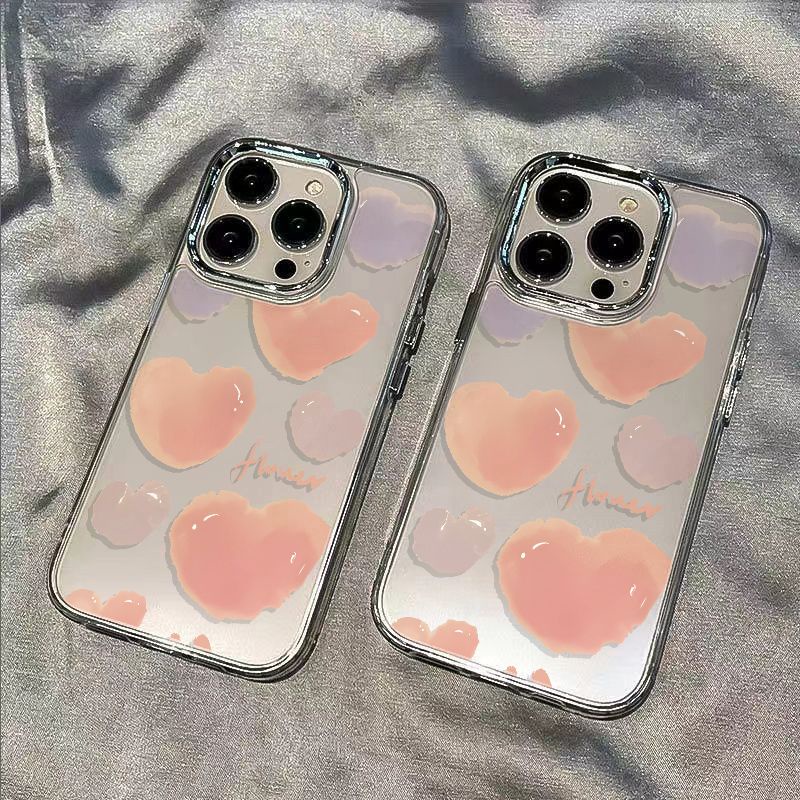 ✅Ốp Điện Thoại Mềm Chống Sốc In Hình Trái Tim Cho Iphone plus max / iPhone1213 118 714pro F9XB