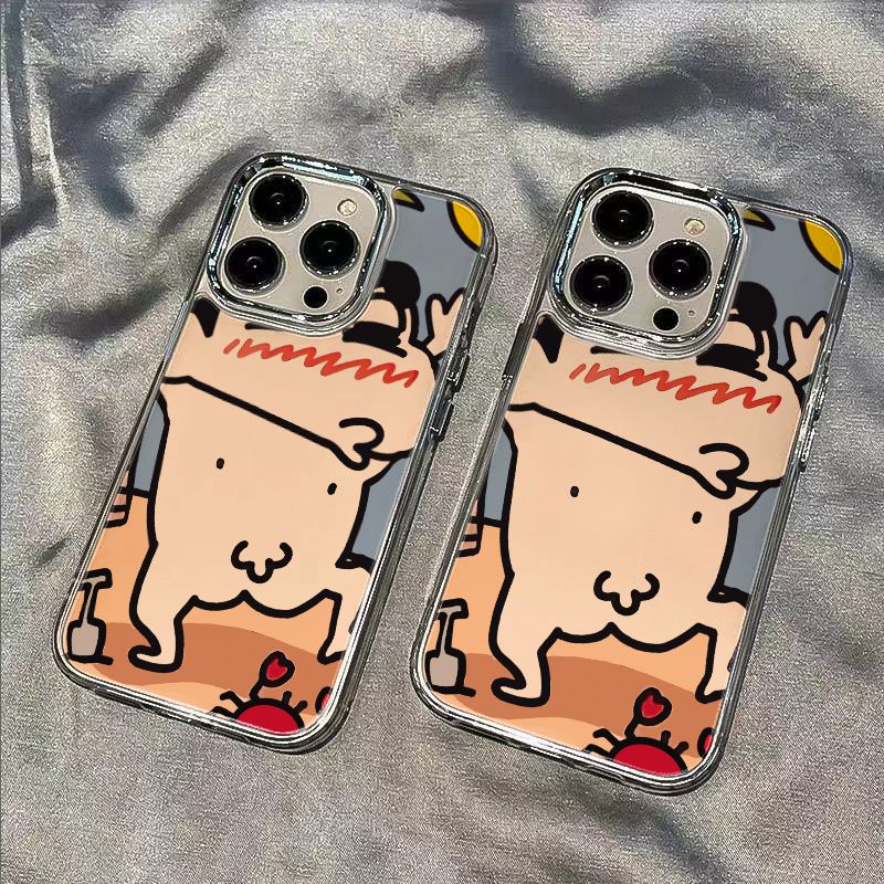 ✅Nhân Vật Shin-Chan Thiết Kế Đơn Giản Dễ Thương131114Ốp Điện Thoại Mềm Chống Sốc Pro8 Cho iPhone12 / 7 max