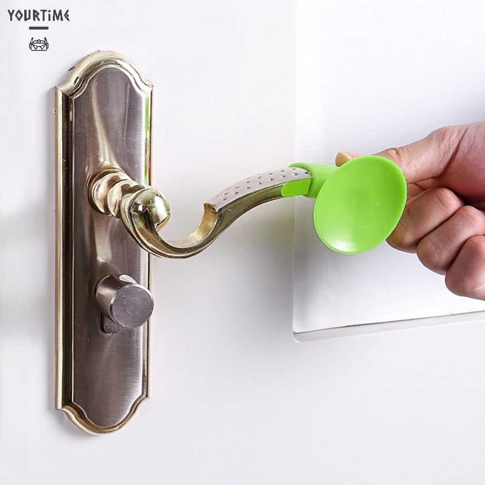 Bộ 2 Miếng Đệm Silicone Dán Tay Nắm Cửa Chống Va Đập