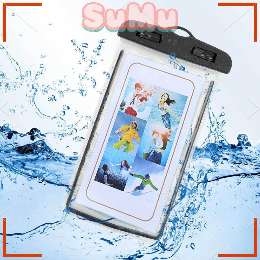 Ốp Điện Thoại Chống Nước Cảm Ứng Dạ Quang Cho Dùng Khi Đi Bơi / Lặn Biển
