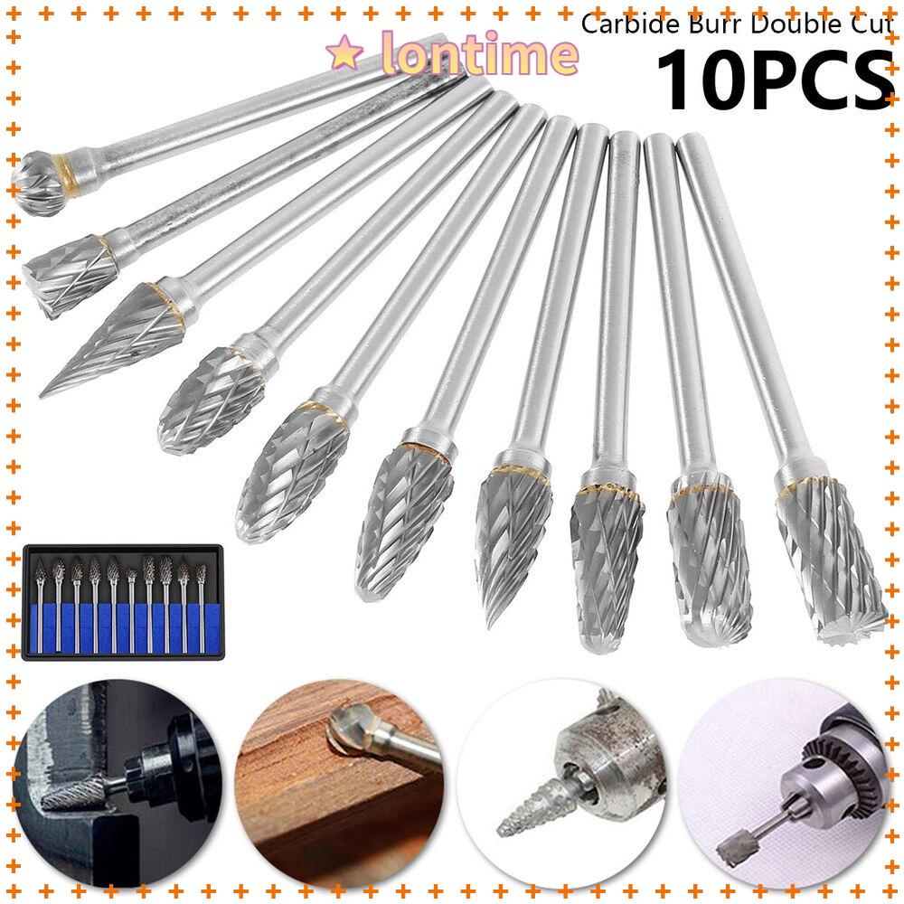 Bộ 10 Mũi Khoan Cắt Mài Đánh Bóng Sử Dụng Điện