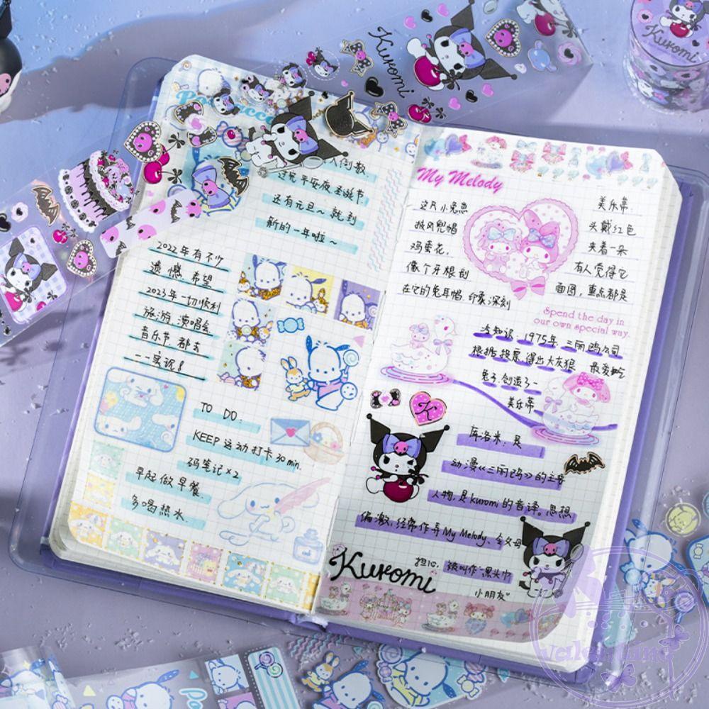 Băng Keo Họa Tiết Hoạt Hình Trang Trí Sổ Tay DIY