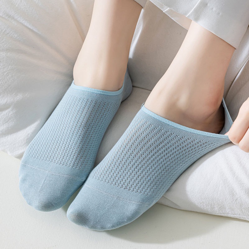 Đôi Vớ Bằng Vải Cotton Mềm Thoáng Khí Thời Trang Mùa Hè Sành Điệu Cho Nữ