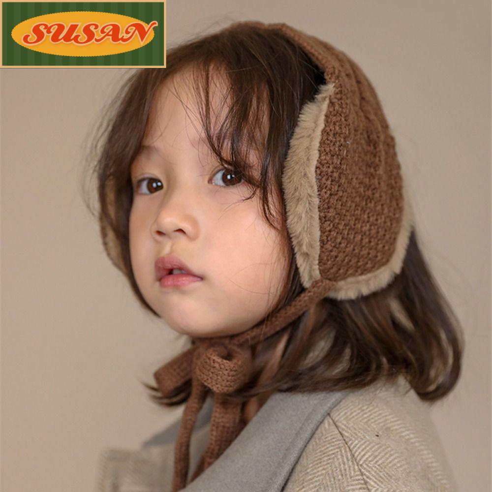 Chụp Tai Dệt Kim Dày Dặn Giữ Ấm Chống Lạnh Bảo Vệ Tai Hiệu SUSANS Dùng Ngoài Trời