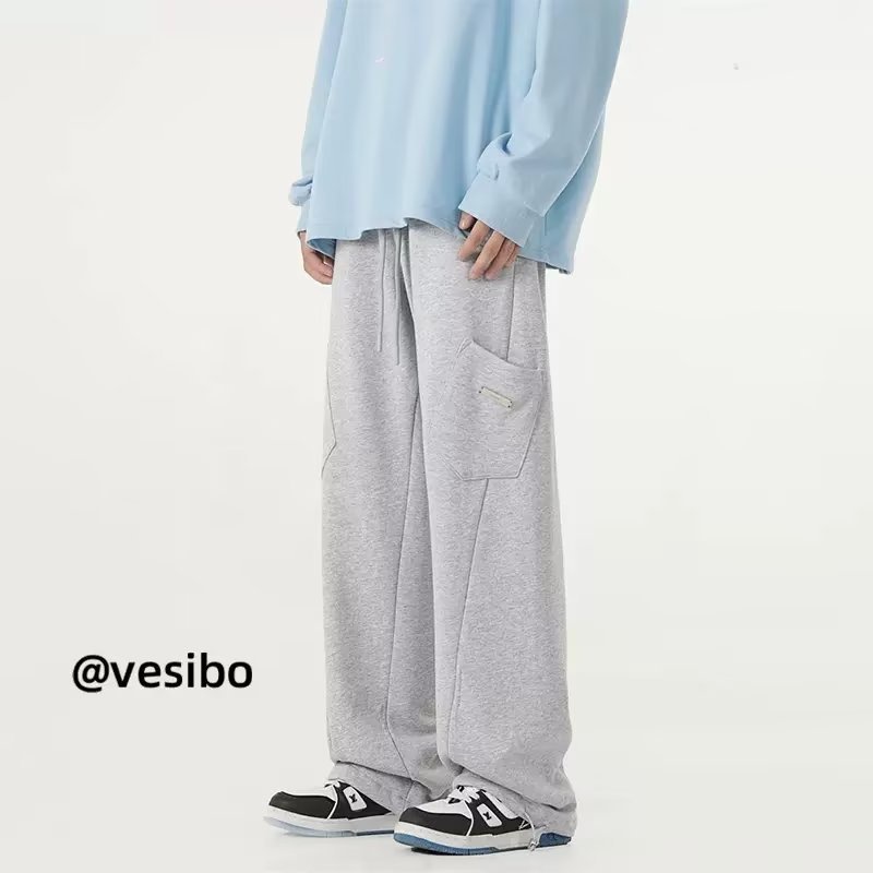 Quần Dài Dáng Rộng Lưng Cao Co Giãn Tốt Thời Trang Mùa Hè Cho Nam