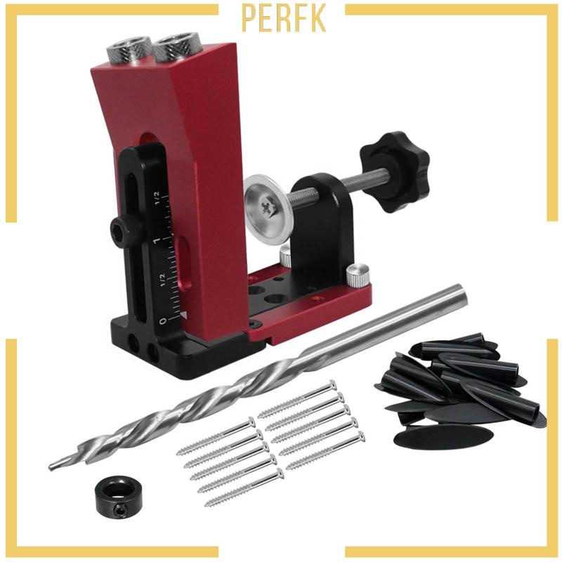 [Perfk] Dụng Cụ Định Vị Lỗ Xiên Đục Lỗ Bỏ Túi Có Thể Điều Chỉnh