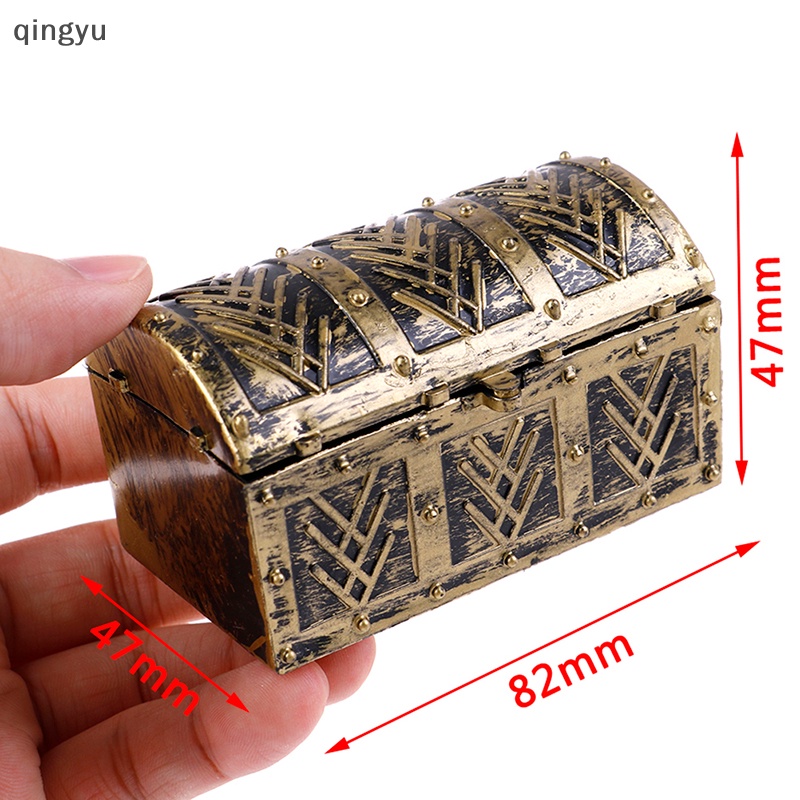 Bộ 2 Hộp Đựng Trang Sức Cướp Biển Mini Phong Cách Vintage