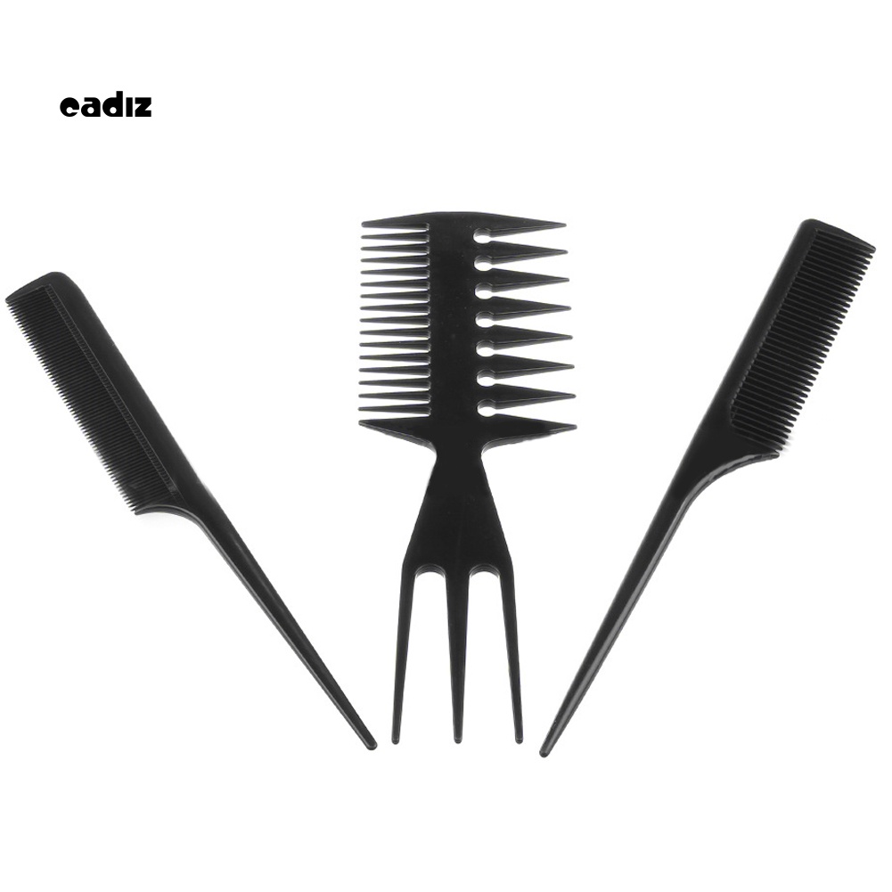 Bộ 10 Cây Lược Hỗ Trợ Tạo Kiểu Tóc Cho Salon Chuyên Nghiệp