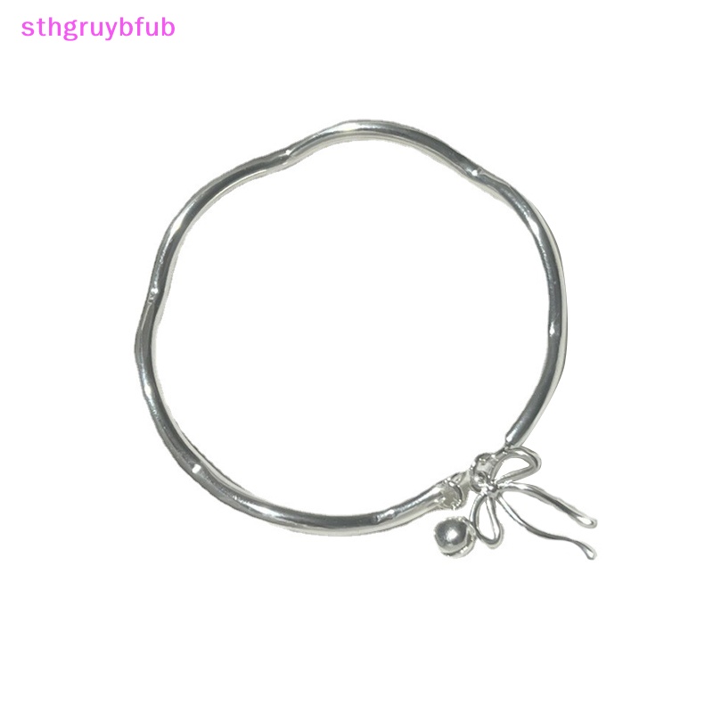 Vòng Đeo Tay Bạc Dạng Hở Hình Nơ Thời Trang Dành Cho Nữ