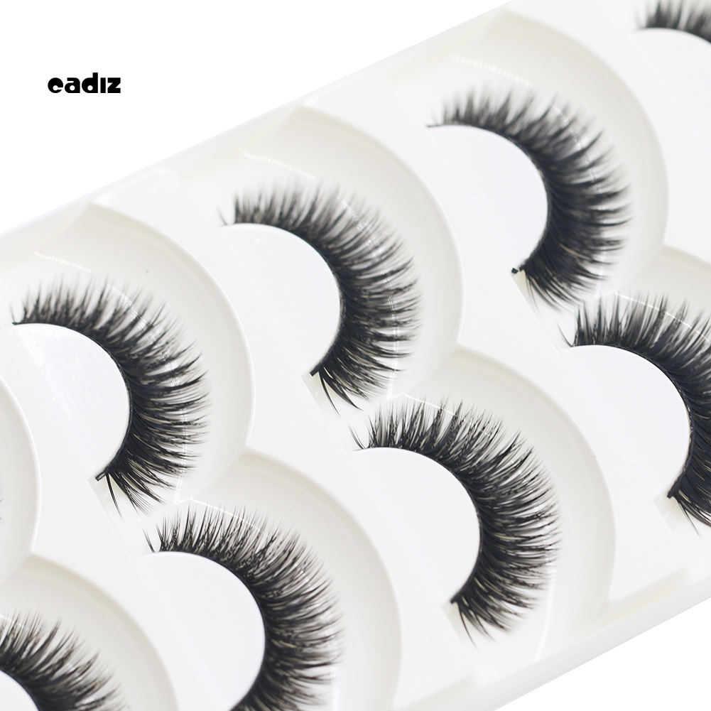 Bộ 5 Cặp Lông Mi Giả Mềm Mại Và Dày