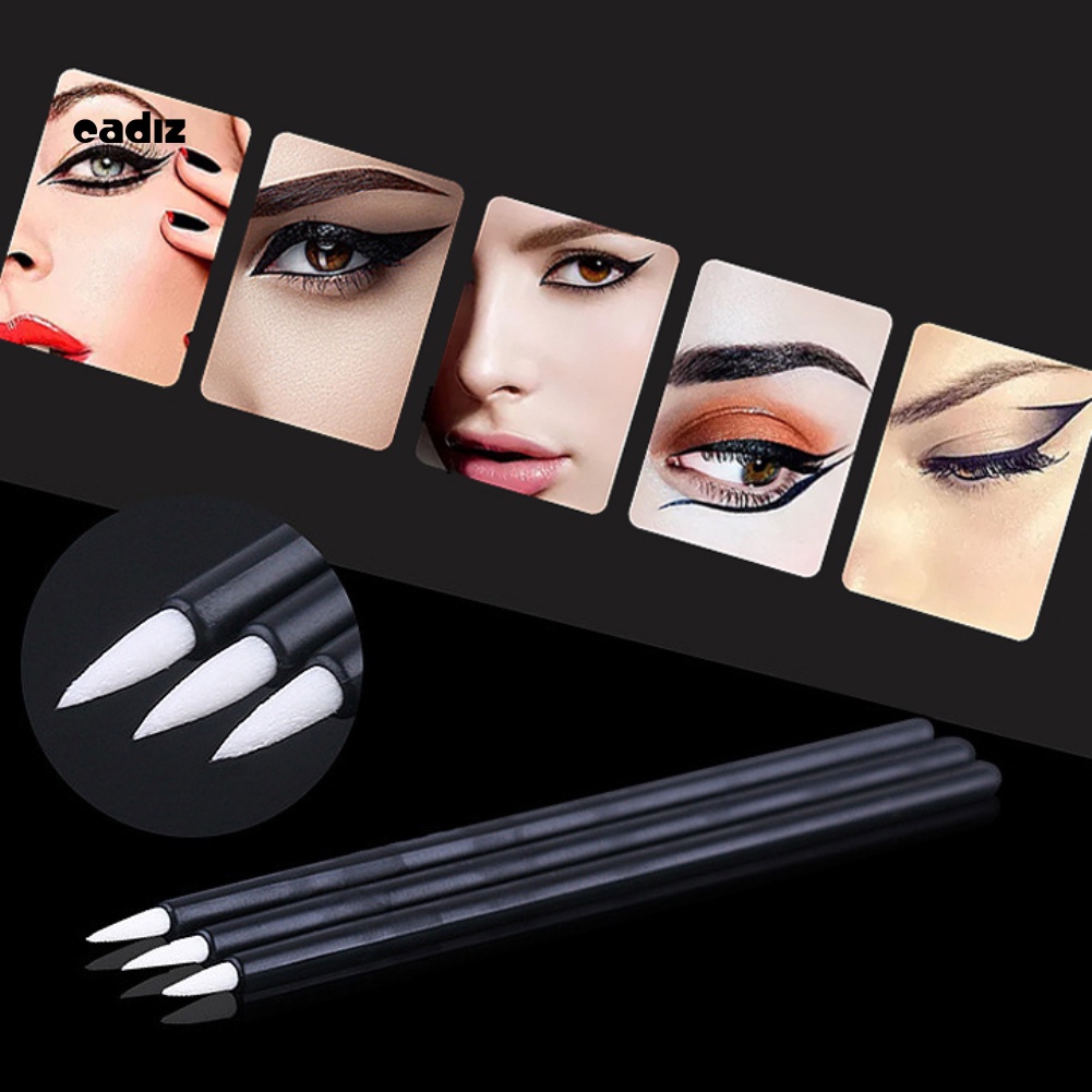 Set 100 Cọ Kẻ Mắt Dạng Lỏng Sử Dụng Một Lần Tiện Lợi