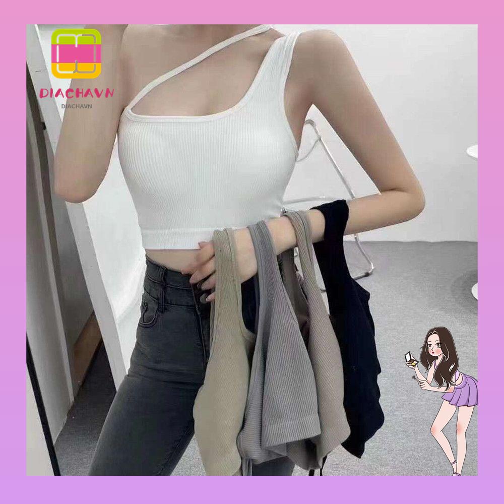 Áo Croptop Hai Dây Thời Trang Mùa Hè Quyến Rũ Cho Nữ