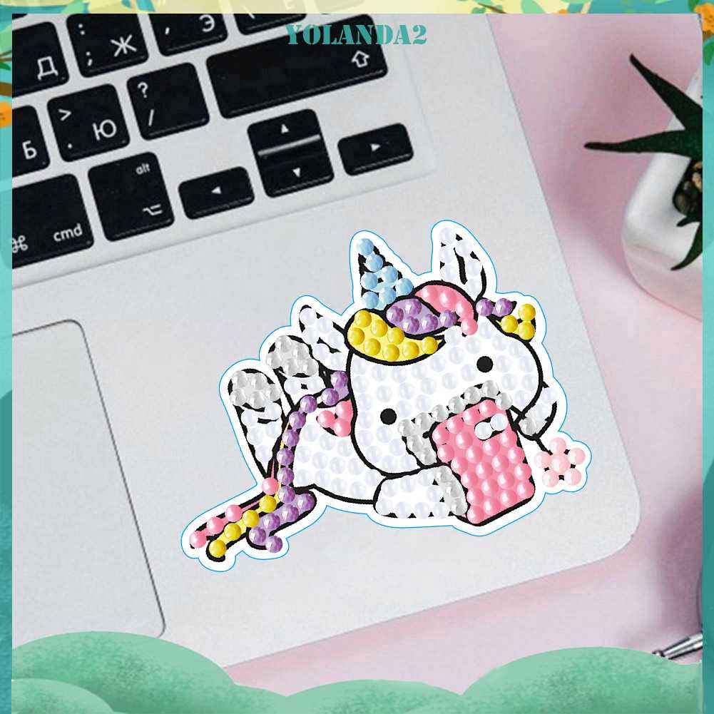 Bộ 2 Tranh Đính Đá 5D Tự Làm Hình Động Vật Dễ Thương Cho Bé Mới Bắt Đầu