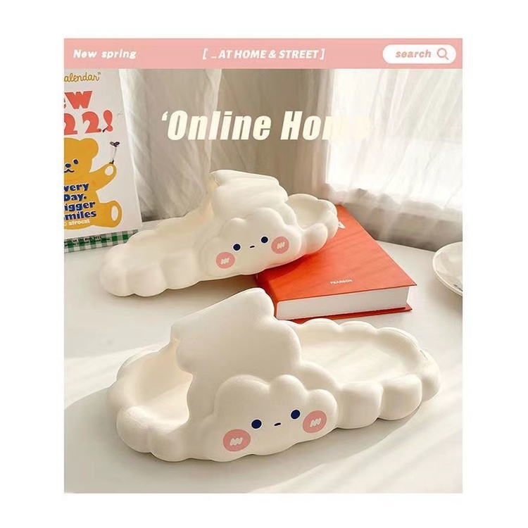 Dép Đi Trong Nhà Đế Dày Chống Trượt Thời Trang Mùa Hè Dễ Thương Cho Nữ