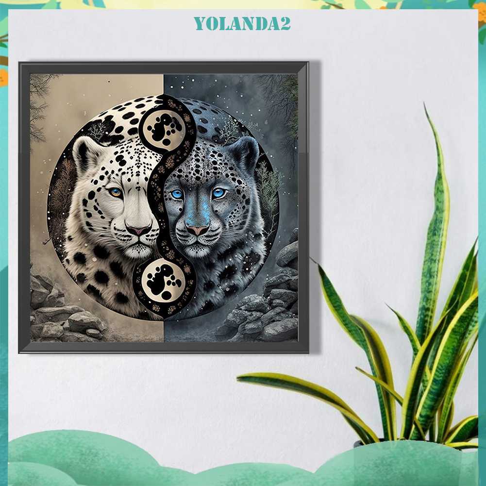 Tranh Đính Đá Kim Cương Toàn Bộ 5D DIY Hình Biểu Tượng Âm Dương