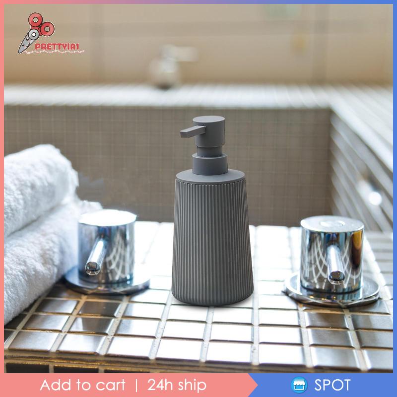 [Prettyia1] Bình Đựng Xà Phòng Rửa Tay Có Thể Nạp Lại Dùng Trong Khách Sạn /