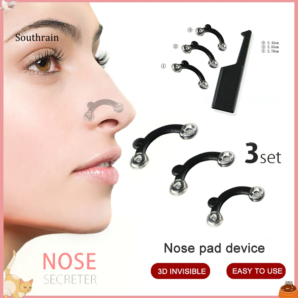 Bộ 6 Kẹp Nâng Mũi 3D Vô Hình Không Đau