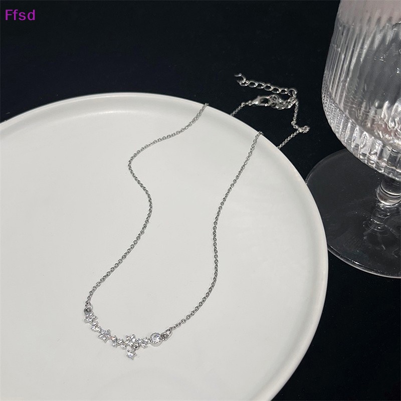 {Ffsd} Vòng Cổ Trang Sức Hoa Nhỏ Nhẹ Phong Cách Âu Mỹ Thời Trang Cá Tính Dành Cho Nữ * Bán Chạy