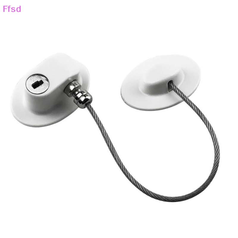 {Ffsd} Khóa Cửa Sổ / Cửa Ra Vào / Cửa Sổ Không Cần Đục Lỗ Đa Năng An Toàn Cho Trẻ Em * Bán Chạy