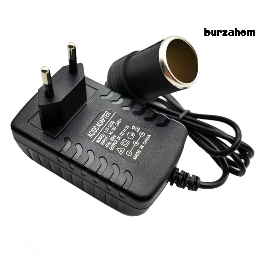 Phích Cắm Chuyển Đổi AC Sang 12V DC 110-220V Cho Xe Hơi