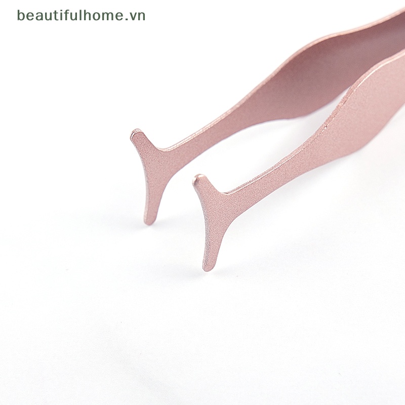 Nhíp Kẹp Lông Mi Giả Thẳng Bằng Thép Không Gỉ