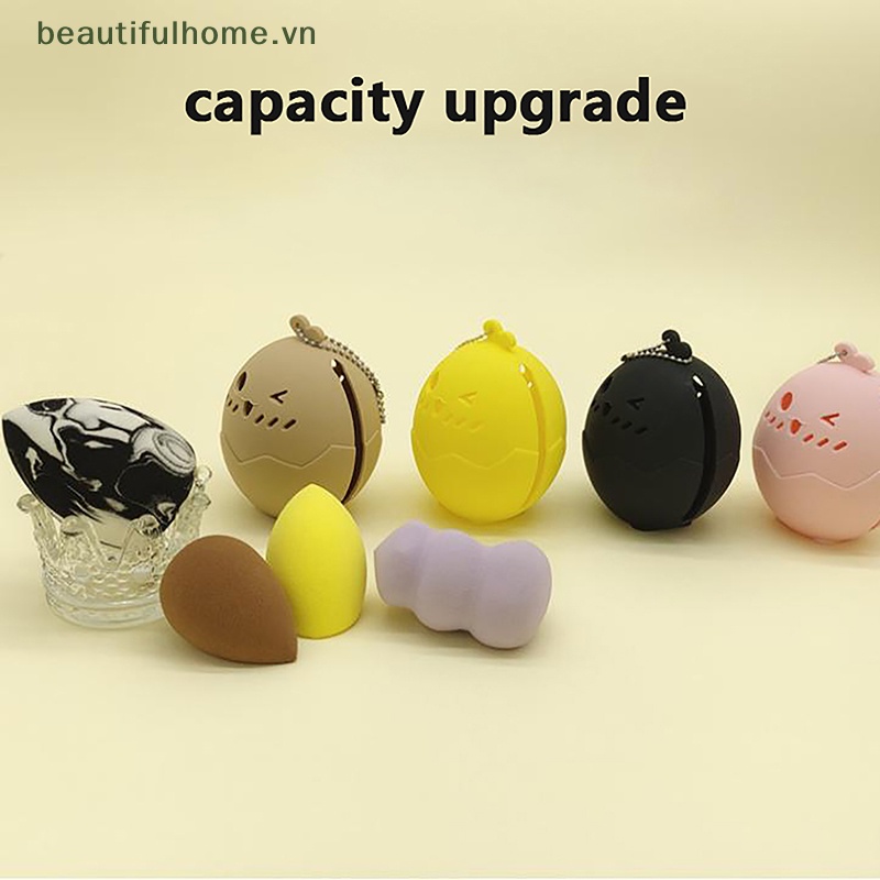 Giá Đỡ Mút Trang Điểm Bằng Silicone Tiện Dụng Khi Đi Du Lịch