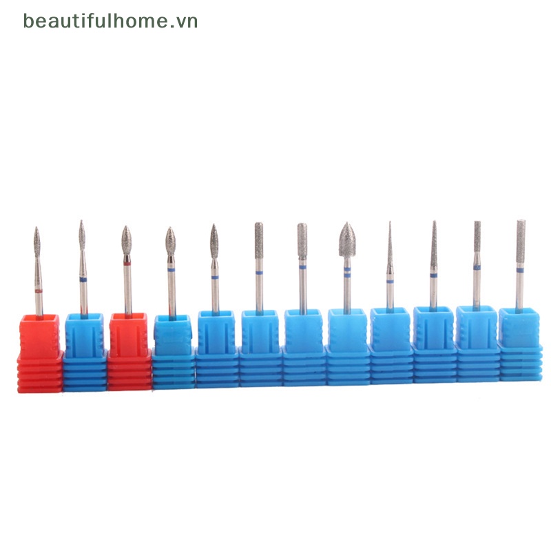 Đầu Dũa Móng Tay Bằng Vonfram Cacbua 12 Phong Cách Tiện Dụng