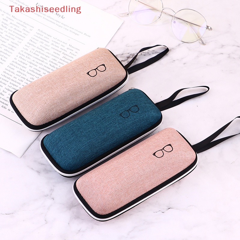 1 Hộp Đựng Mắt Kính EVA Có Khóa Kéo Và Dây Đeo Tiện Dụng