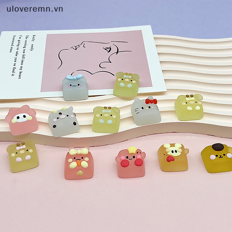 Set 10 Kẹp Tóc Nhựa Hình Cinnamoroll Dễ Thương