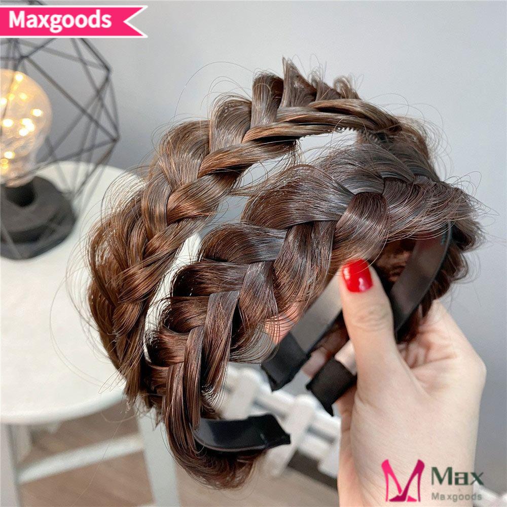 Cài Tóc Giả Thắt Bím Xương Cá Thiết Kế Dày Dặn Kiểu Dáng Mới